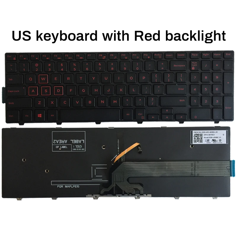 NEW For Inspiron 15-3567 5577 5555 5557 5559 3543 5547 5549 5548 P39F P51F Russian/US/UK/Spanish/Latin laptop keyboard
