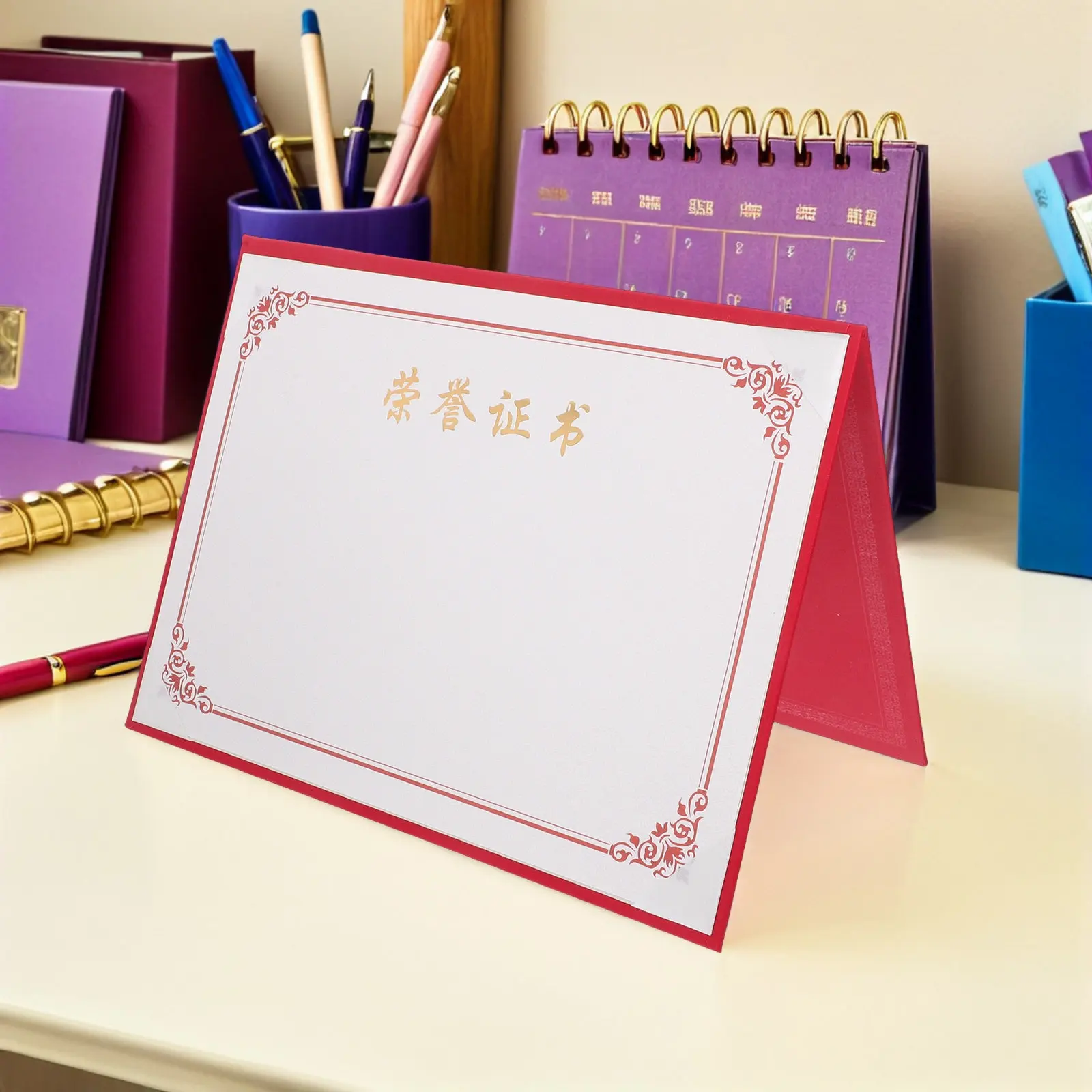 

Certificate Holder Diploma Folder Document Cover Paper for Letter Size Cardstock Award Graduation Employee Appreciation