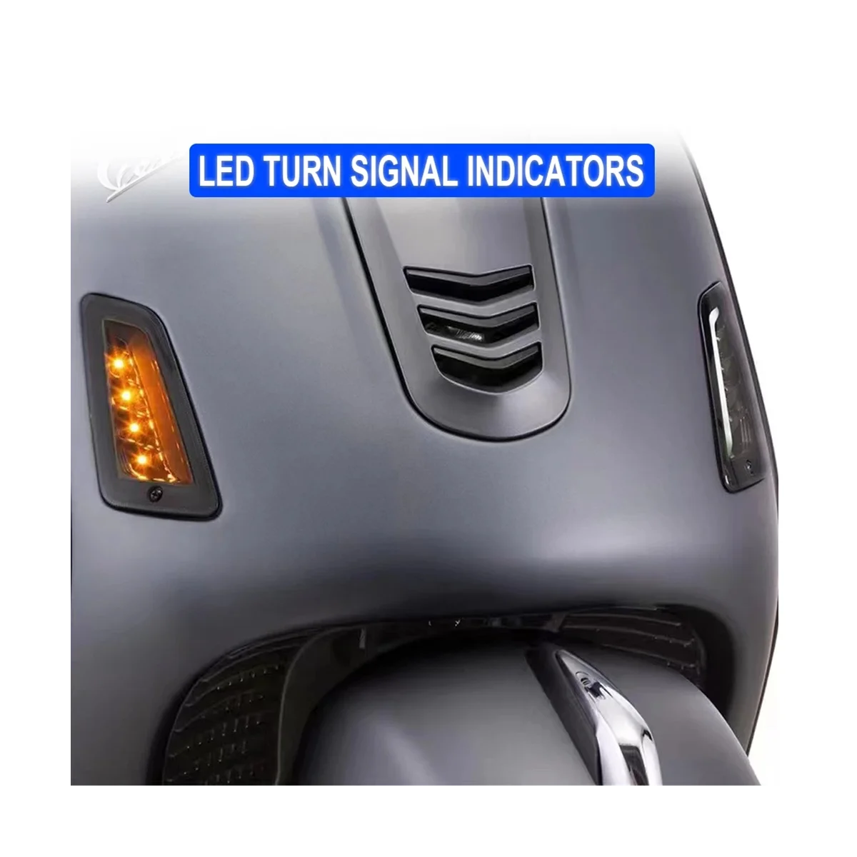 Luz de señal de giro LED impermeable, indicador intermitente, luces traseras, lámpara para Vespa GTS300 GTS 300 GTS250 GTS150 GTV250 GTV300