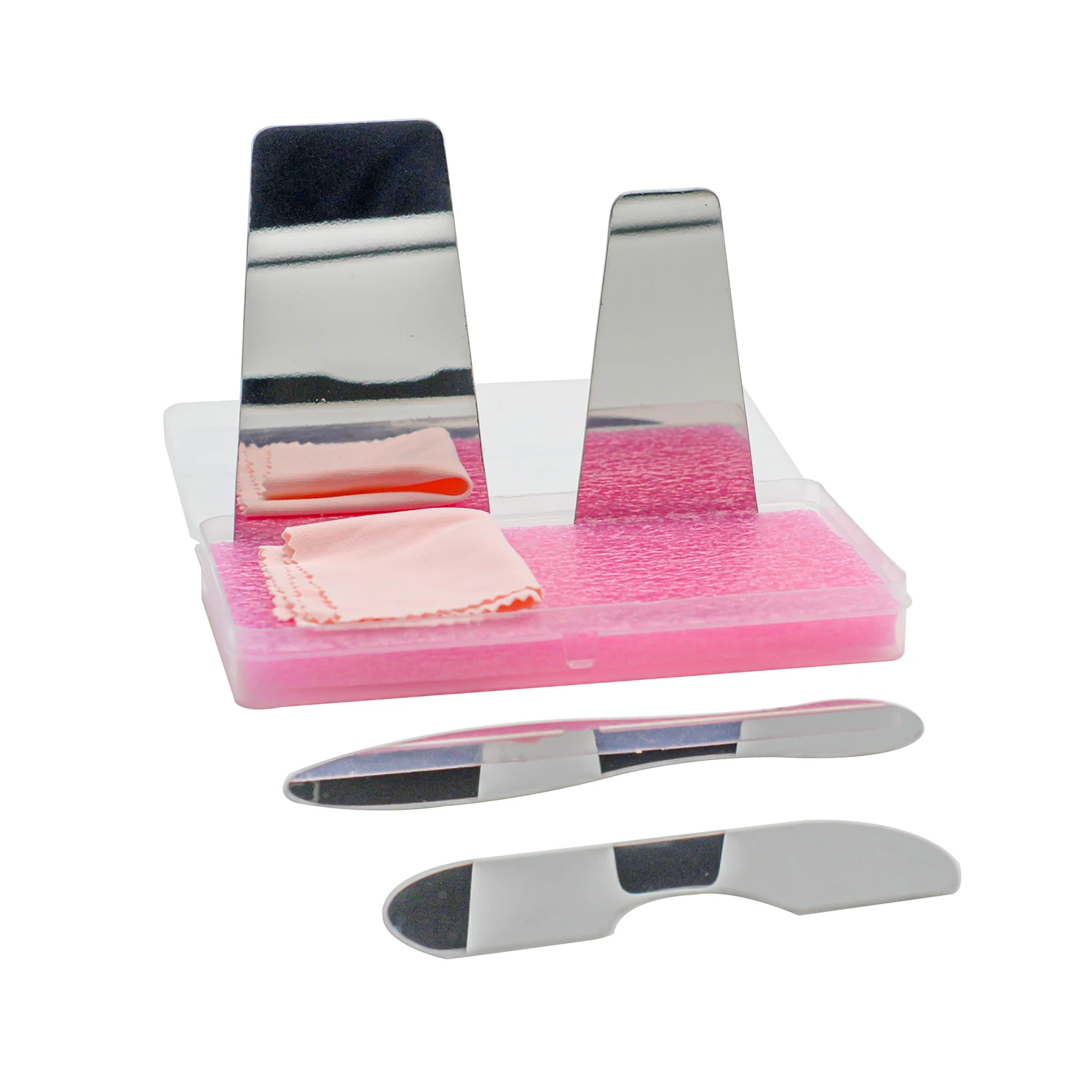 

4Pcs/set Dental Single-Sided Stainless Steel Mirrors Reflector Dentistry Intra Oral Dental Photography Mirrors