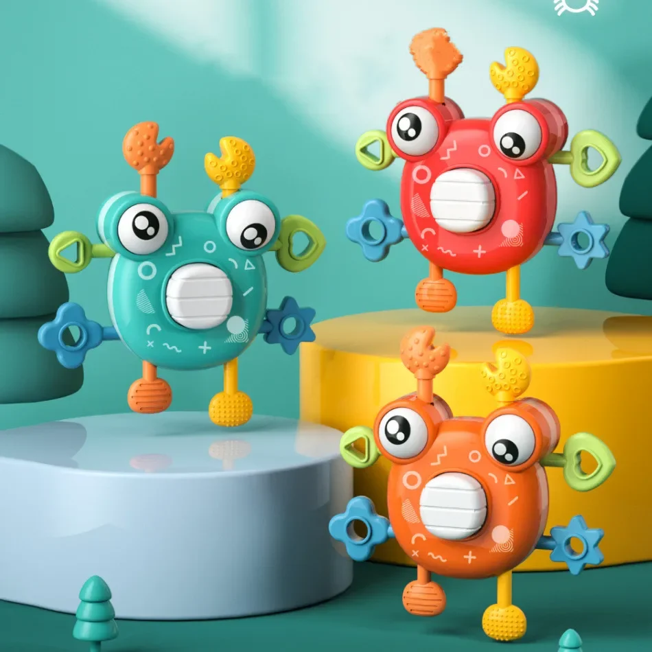 Novo divertido jogo de exercício de dedo chocalhos recém-nascidos celulares pendurado sino educação precoce brinquedos para crianças presentes
