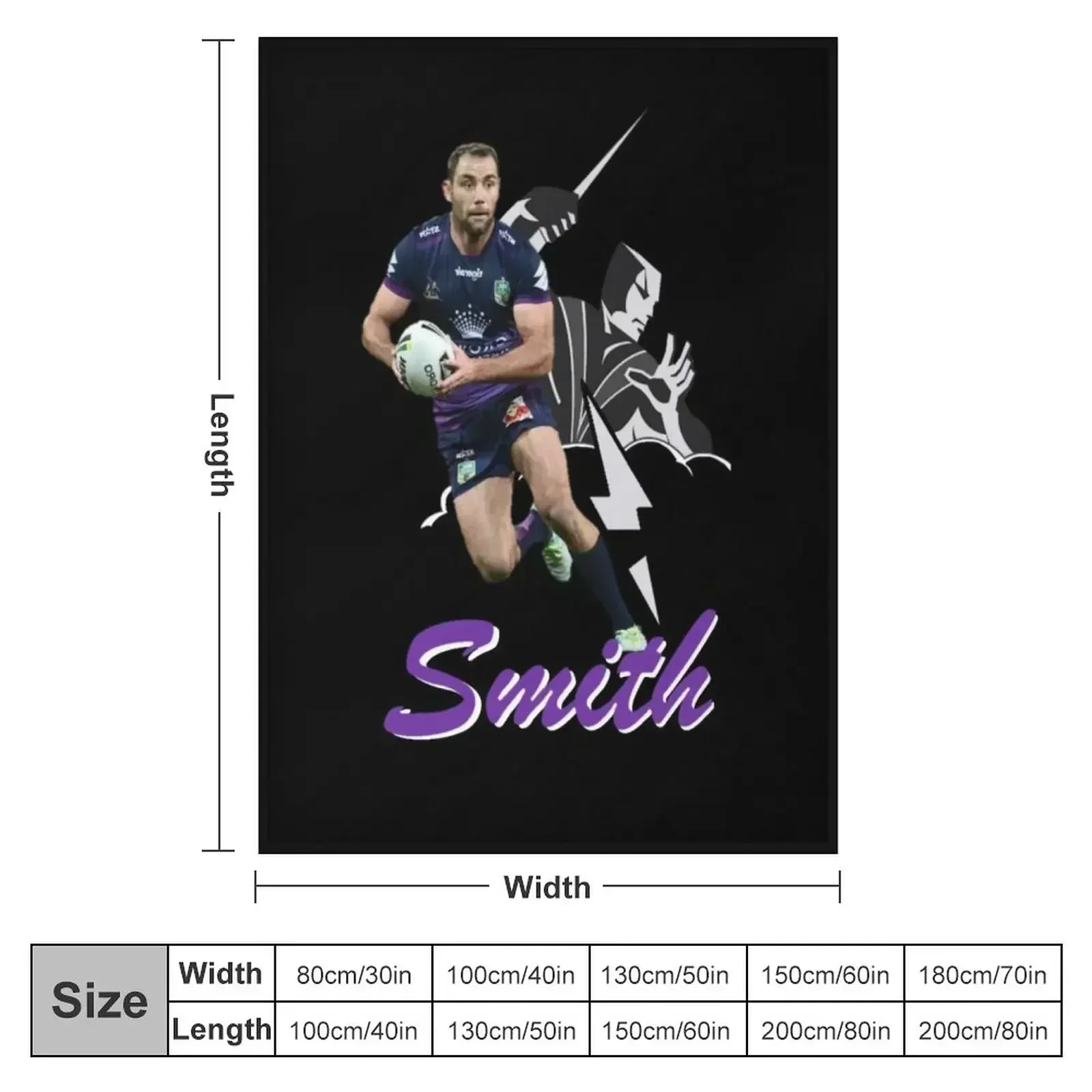 Smith Storm Throw Blanket Summer Beddings Custom Decorative Throw Summer Fashion Sofas funny gift Blankets