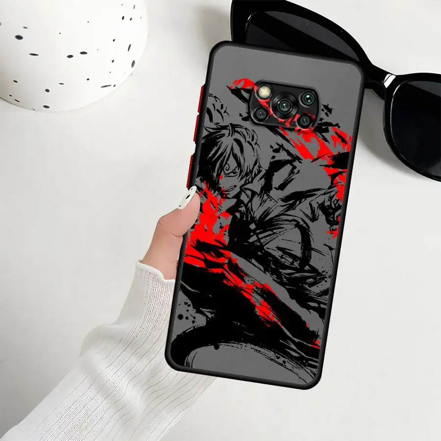Capa para xiaomi poco c50 f3 x3 nfc c51 m5s c40 x3 x4 x5 pro capa traseira do telefone anime uma peça legal