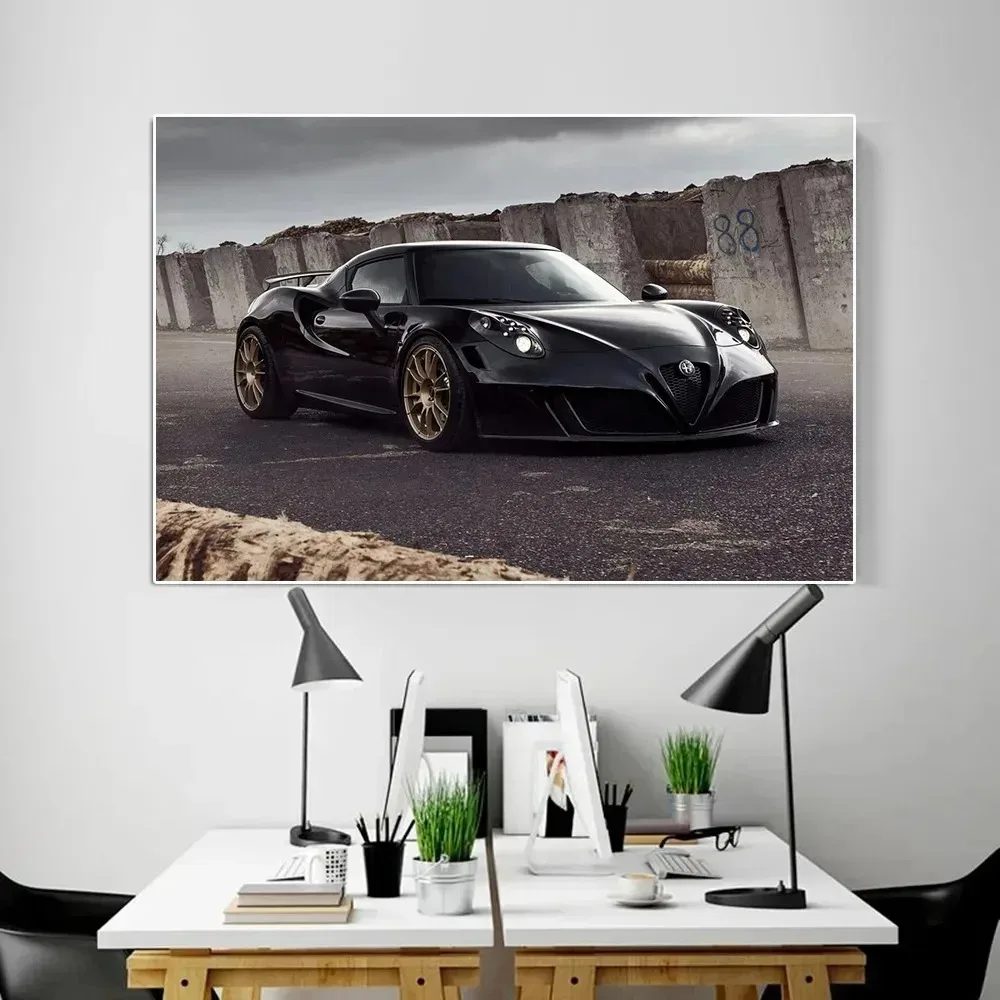 1pc frameless Famous Luxury Sports Car Mercedes Wall Art Minimalist Print Canvas Painting Posters for Bedroom Modern Home Decor