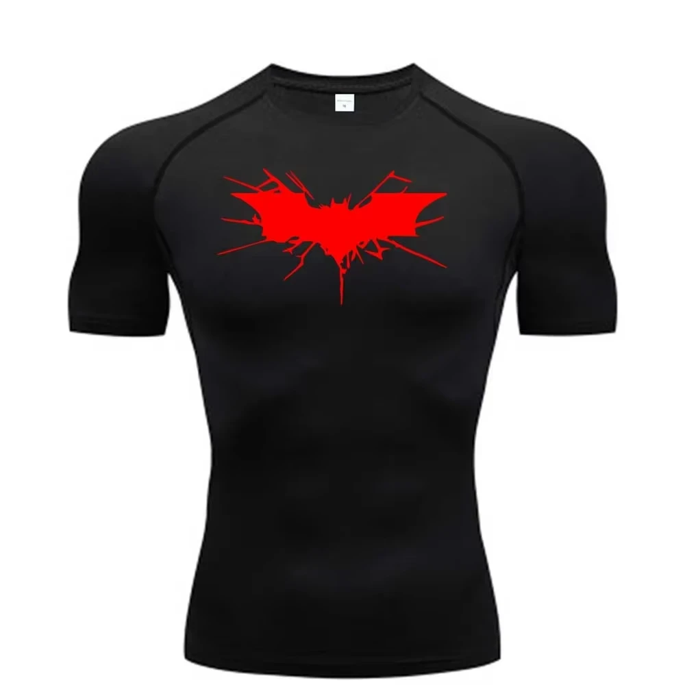 

Art Bat Print Men's Compression Shirt | Quick Dry Workout Top for Gym, Fitness & Bodybuilding ZY0050