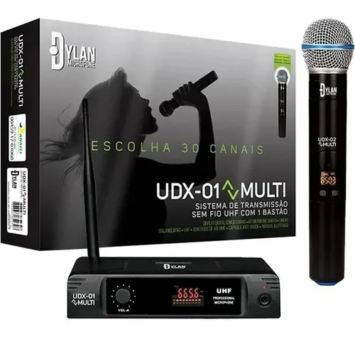 Dylan UDX01 Digital Wireless Microphone 30 Channels Dynamic