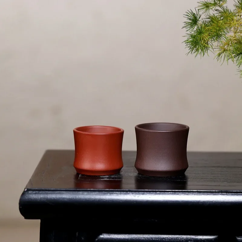 Gilded Ceramic Teacup Rising Step Pattern Kung Fu Tea Tasting Cup For Household Personal Single Daily Drinking Drinkware