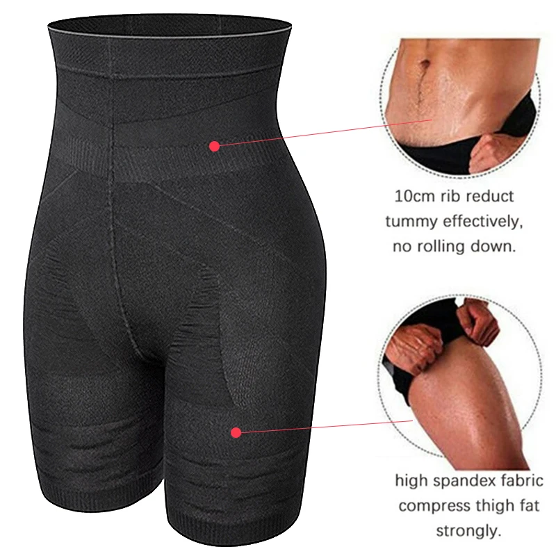 Männer Body Shaper Bauch Control Shorts Shapewear Bauch Gürtel Boxer Briefs Hohe Taille Abnehmen Unterwäsche Bein Kompression Höschen