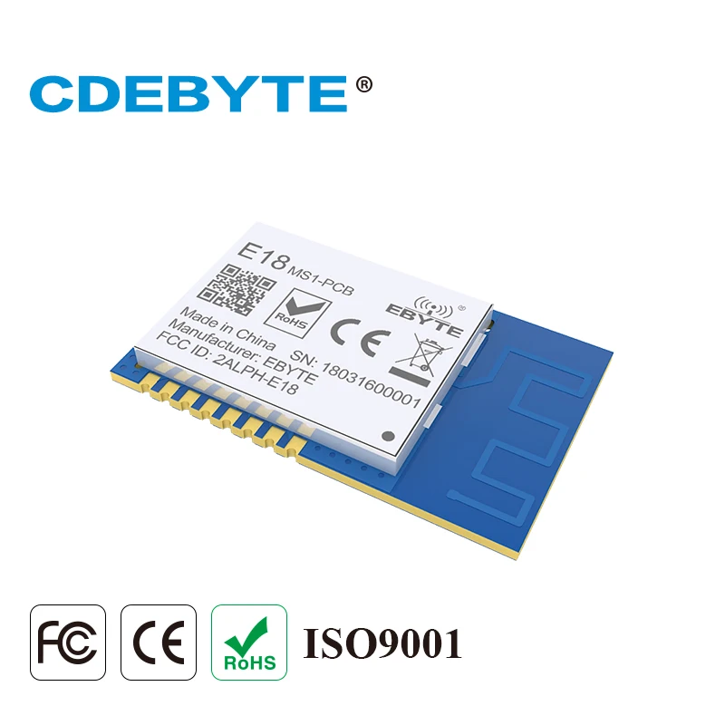 CC2530 ZigBee Module 8051 MCU CDEBYTE E18-MS1-PCB 2.4GHz IO Ad Hoc Mesh Network Router Terminal Coordinator Wirelss Transceiver