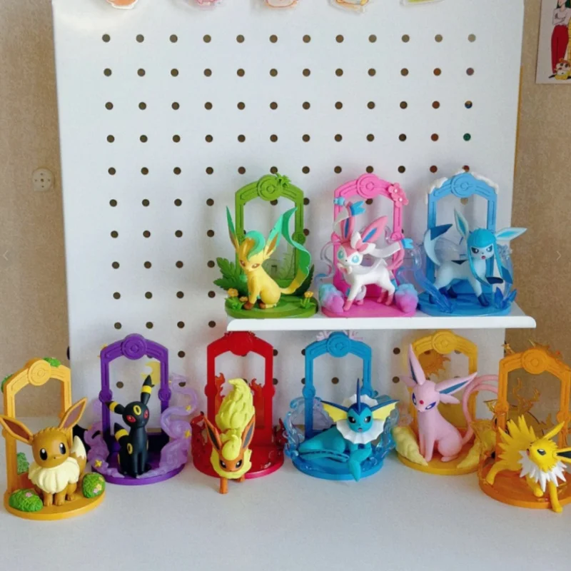 Colección de figuras de acción de Pokémon Vintage, personajes de Anime Gholdengo Lucario Tinkaton Jirachi Aggron, juguetes en miniatura de PVC, adorno