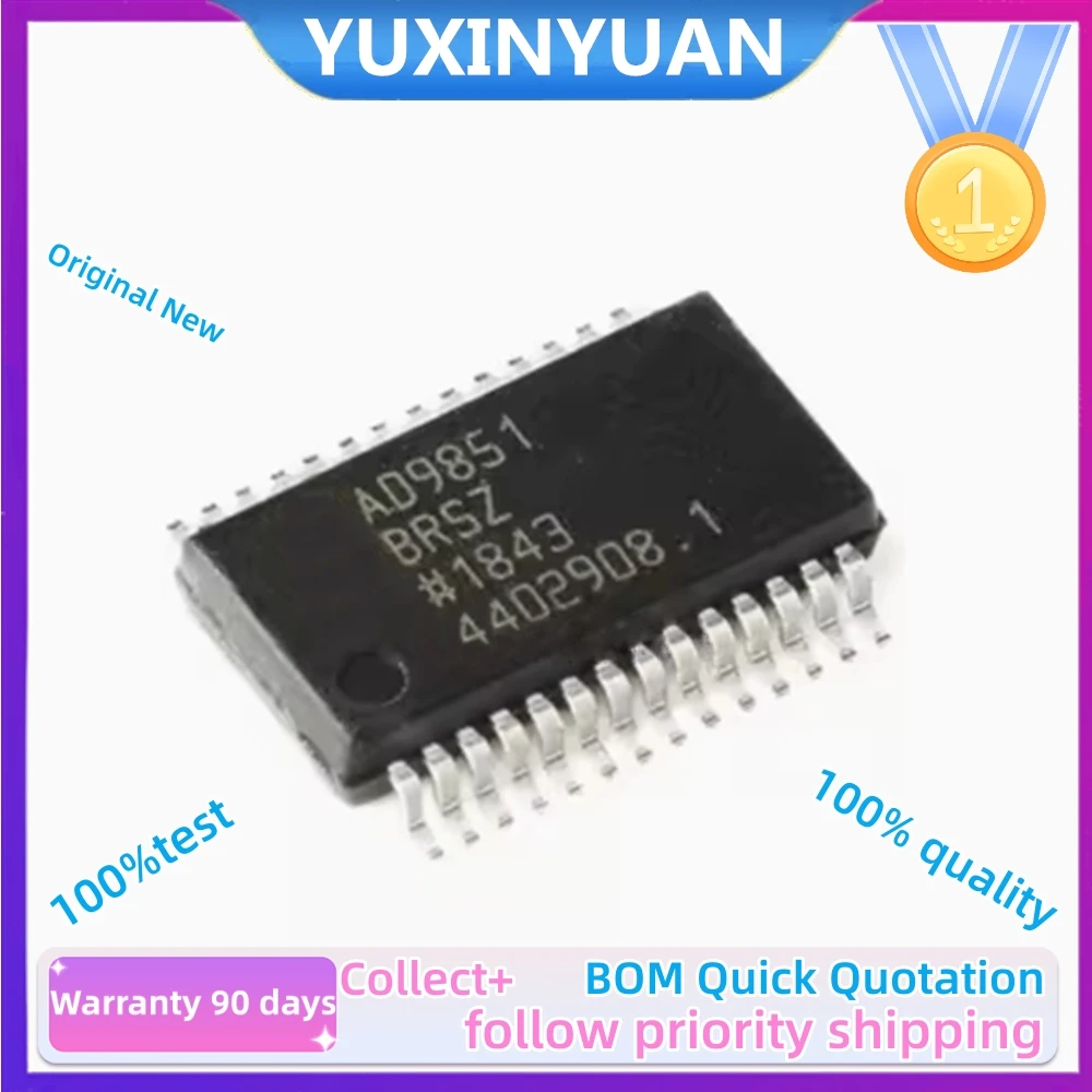 1PCs/Lot  and new Original AD9851BRSZ SSOP-28 AD1852JRSZ AD8950BRSZ AD9224ARSZ  Chips 