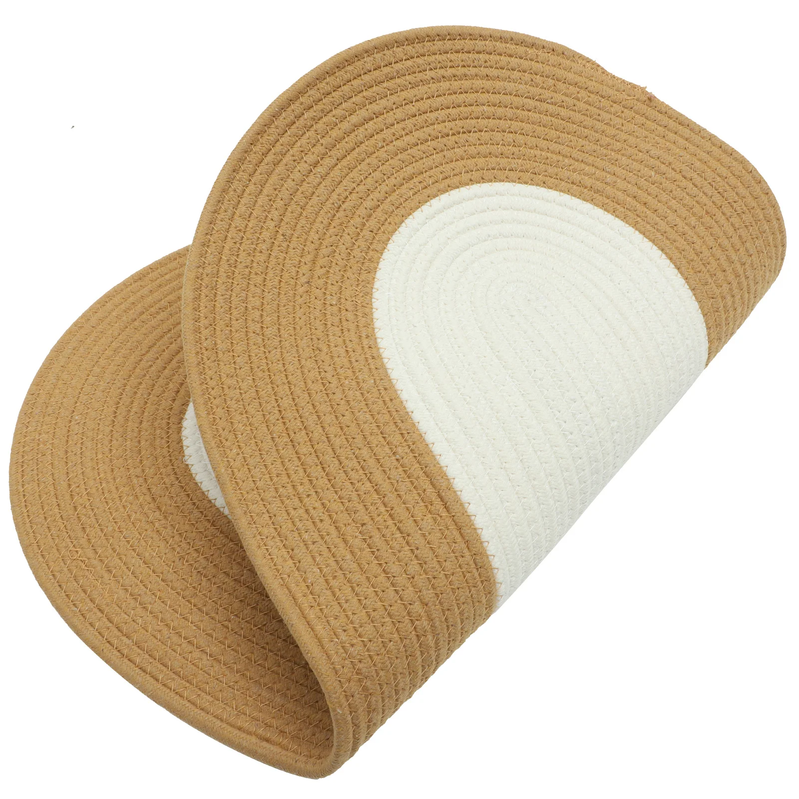 

Non- Floor Decorative Indoor Rug Water Absorption Entryway Doormat Cotton Rope Foot Pad Anti-Skid Ground For Home Decor