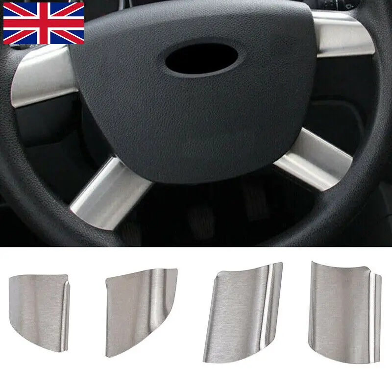

1 Set Interior Steering Wheel Cover Trim Decor Fit For Ford Transit MK7 2006-2014 Car Parts