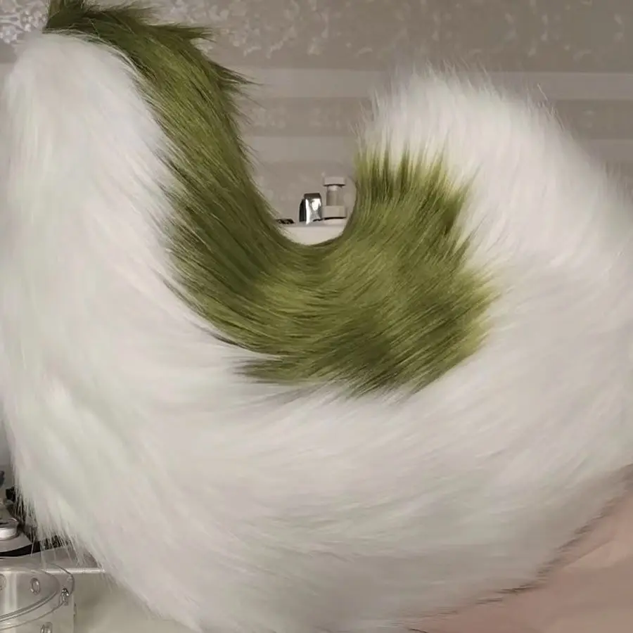فروي رئيس Fursuit الذيل مخصص Fursuit تأثيري Kigurumi كيمونو اليدوية رئيس دور اللعب فروي مخصص الفراء الذيل زي