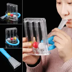 Three-ball Breathing Trainer Mask Incentive Spirometer Lung respiratory Exerciser Measurement System Personal Health Care