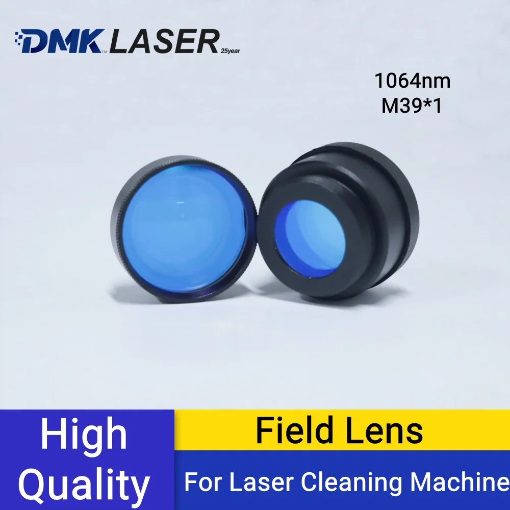 DMK F-theta Fiber Laser Cleaning Machine Field Lens scan windows 1064nm M39*1 for Pulse/CW Cleaning Head ZBTK/WSX/LEQX28/SUPS