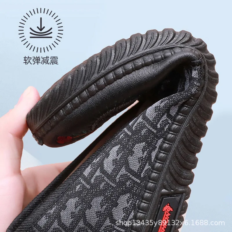 Women Vintage Flats Shoes 2023 New Summer Loafers Non-slip Comfortable Female Casual Shoes Ladies Moccasins Soft Sole Mom Shoes