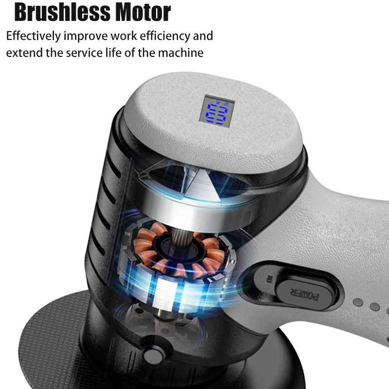 Mini Angle Grinder Compact and Portable 10000rpm lectric Grinding Machine Cordless Grinding Tool Suitable for Household and DIY