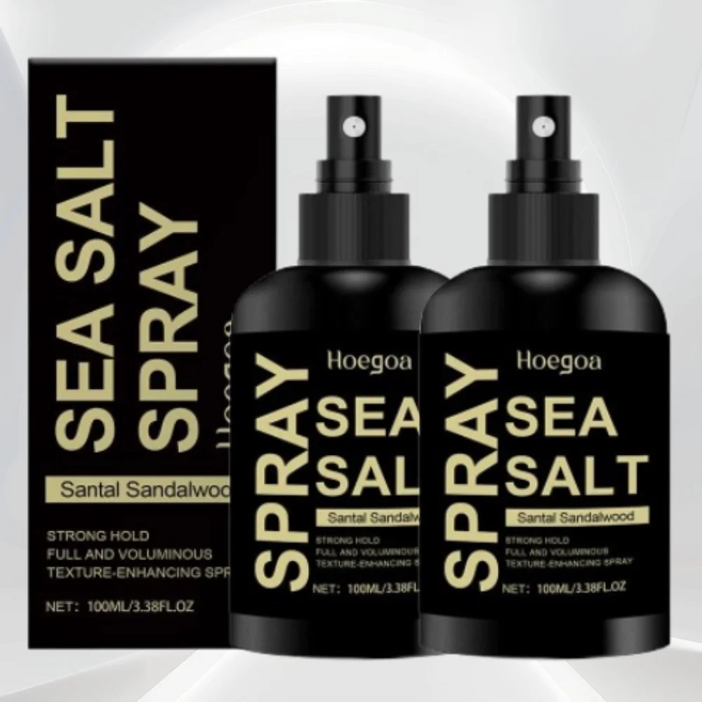 

2Pcs Natural Sea Salt Hair Styling Spray Improving Volumizing Texturing Sea Salt Nourishing Hair Fixing Care Spray