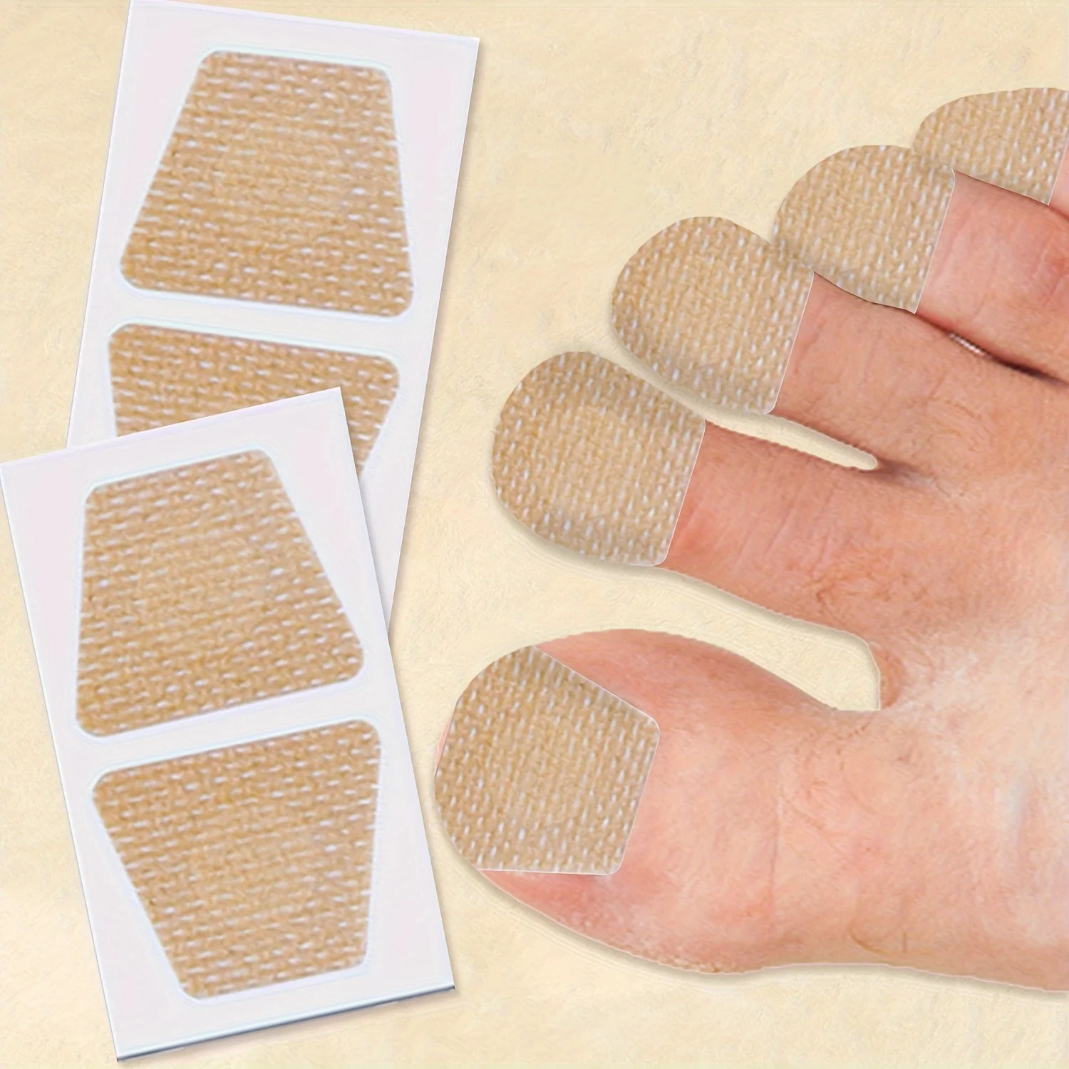 Nail Repair Patches-For Weak,Yellow,Broken,Invisible Under Shoes,Daily Use-Home Pedicure Care,Skin-Friendly,Foot Health Focused
