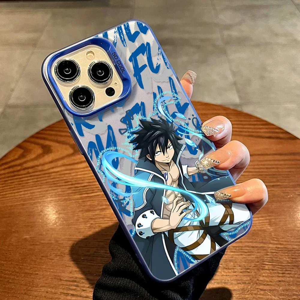 Hot Anime Fairy Tail Gameb Phone Case For IPhone 16 15 14 13 12 11 Pro Max X XR XSMAX 8 7 Plus Candy Matte Shockproof Back Cover