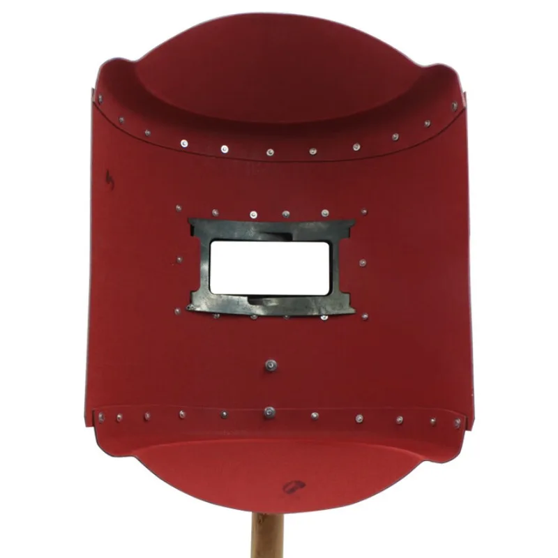 قناع لحام قبعة لحام أغطية رأس محمولة 1.5 غطاء لحام ورق فولاذي أحمر ممتاز #3