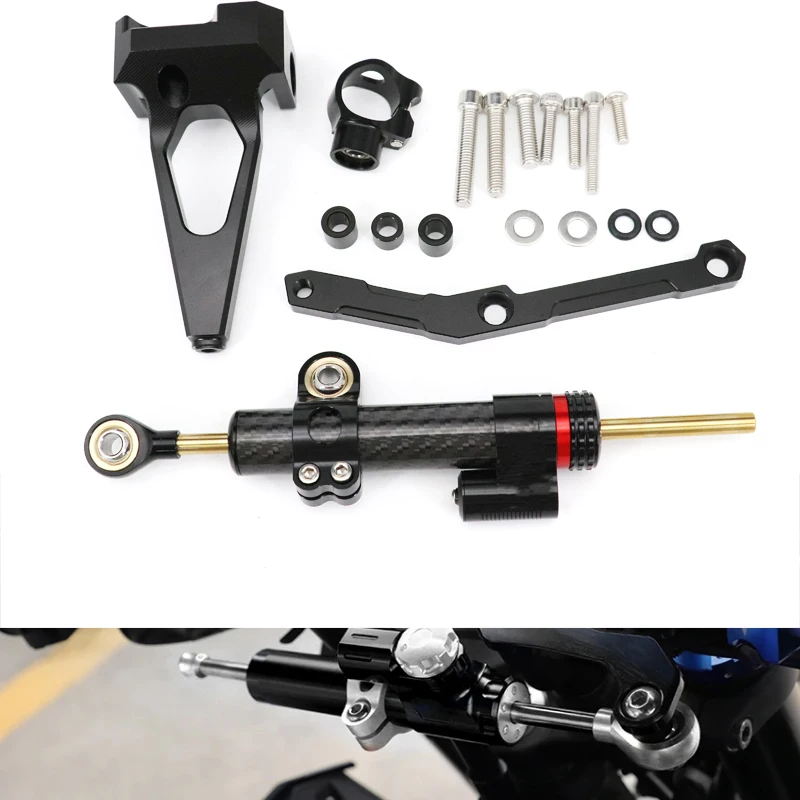

Motorcycle For YAMAHA MT09 MT FZ 09 FZ09 FZ-09 2013-2020 2019 2018 2017 2016 2015 Stabilize Steering Damper Mounting Bracket Kit