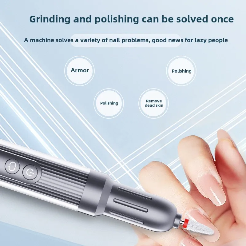 เครื่องขัดไฟฟ้าฐาน Manicuris แบบพกพา