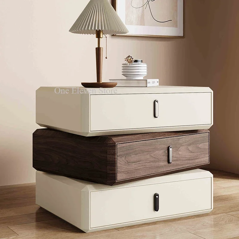 Storage Cabinet Narrow Bedside Table White Bedroom Closets Desk Drawer Side Bed Tables Bookcase Nachttische Bedroom Furniture