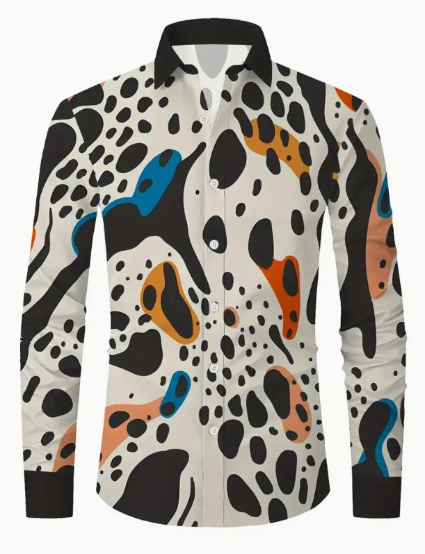 Men's Autumn long-sleeved Shirts Are Fashionable And comfortable, With A Variety Of Colors And patterns, And The New Model