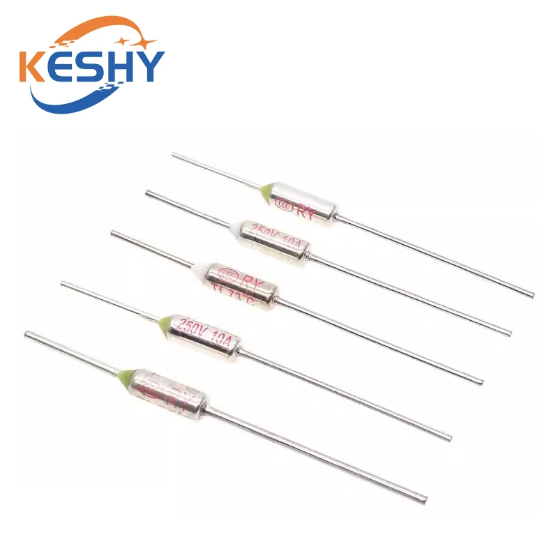 5PCS TF Thermal Fuse RY 10A 15A 250V Temperature Fuse Temperature Control Thermostat Switch 120 142 155 172 216 240 280 Degree