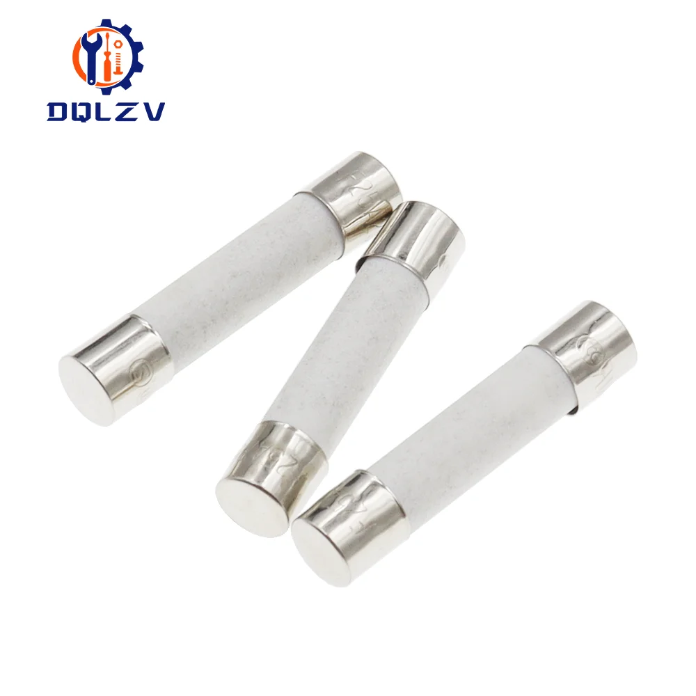 Car Fuse Pipe 5X20MM 6X30MM Fast Blow Ceramic Fuse 250V 0.5A 1A 2A 3A 4A 5A 6A 6.3A 8A 10A 15A 20A 25A 30A AMP Fuse Ceramic Fusi