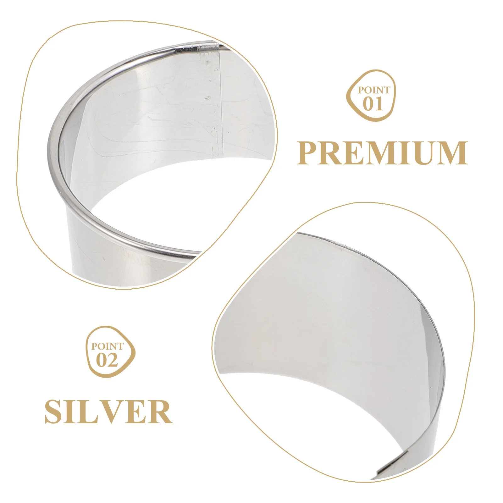 

9pcs Tools Stainless Dumpling Wrapper Mold Portable Dumpling Skin Cutter For Biscuits Round Shapes Kitchen Supply Dough Press