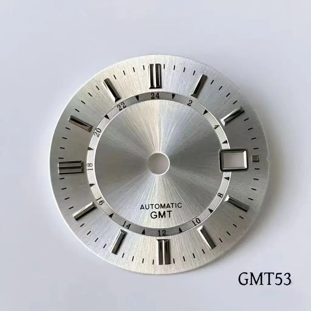 31MM dial NH34 movement modification, no night light GMT four pin GS literal unveiling