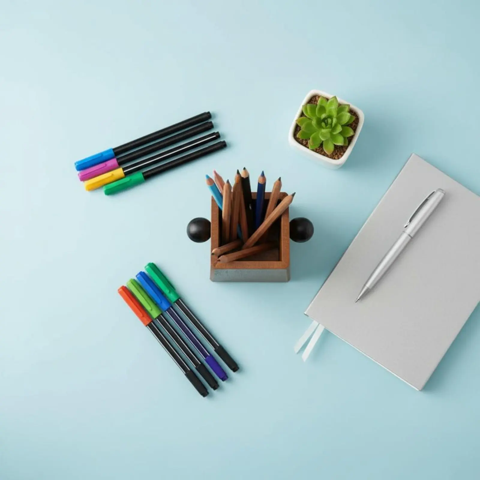 

Многофункциональный деревянный органайзер для контроллеров и ручек, прочный деревянный ящик для хранения, многофункциональный деревянный контейнер для контроллеров