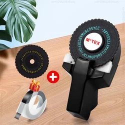 Portable Dymo Label Printer Motex E101 Adhesive 3D Embossing Label Printer DIY 3D Label Tape Similar as Dymo 12965 Label Maker