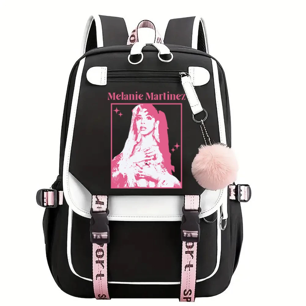 Melanie Martinez Album Backpack Schoolbag Unisex Y2K Aesthetic Large Capacity Backpack