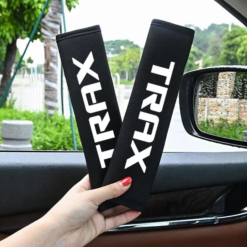 

Car Styling Seat Belt Cover Seatbelt Shoulder Strap Protector Pads For TRAX Auto Accessories