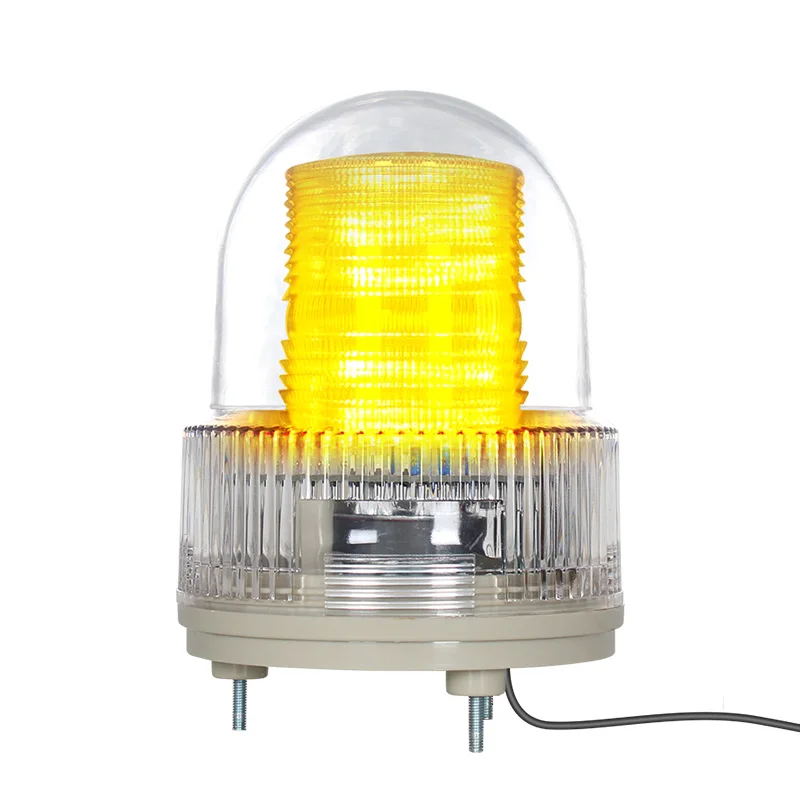 DC12V 24V Yellow Green Blue Flashing Warning Light  Traffic Signal Indicator LED Buzzer Safety Alarm Customisable Voice Messages