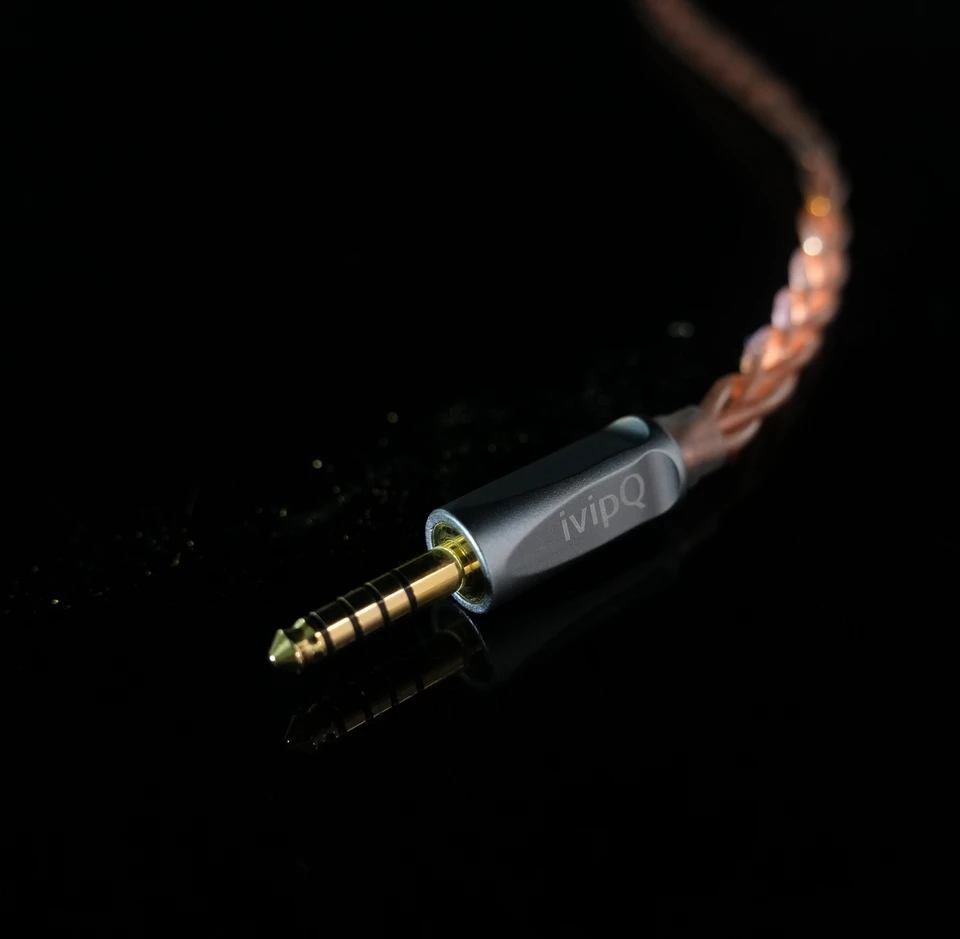 ivipQ-570 Rhythm Frenzy HIFI IEM ケーブル 120cm