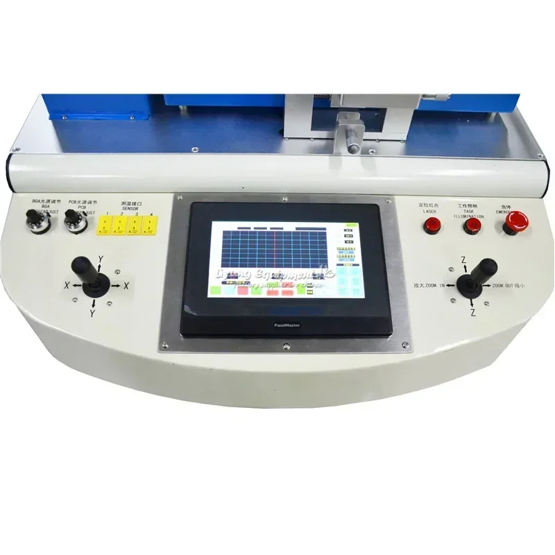Industrial BGA Soldering Machine LY G880 Hot Air Align Rework Station 7600W Semi-Auto Reballing 3 Zones Max 570x480MM Large Area