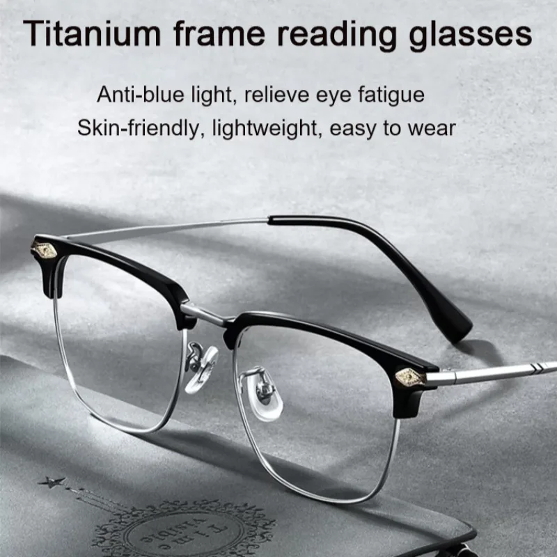 UltraLightweight AntiBlue Light Reading Glasses for Men and Women Ideal for Elderly with Presbyopia