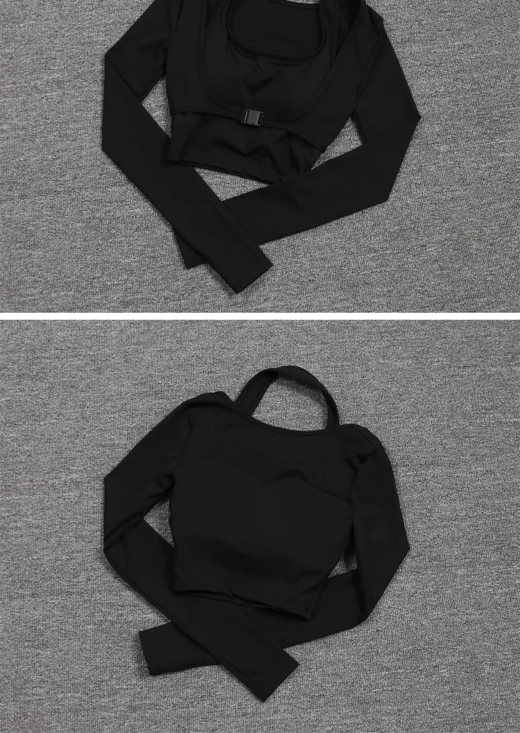 Hängenden Hals Yoga Anzug Abnehmen Sport Workout Frauen Sexy Outdoor Tennis Tops Unterwäsche – Detail 8