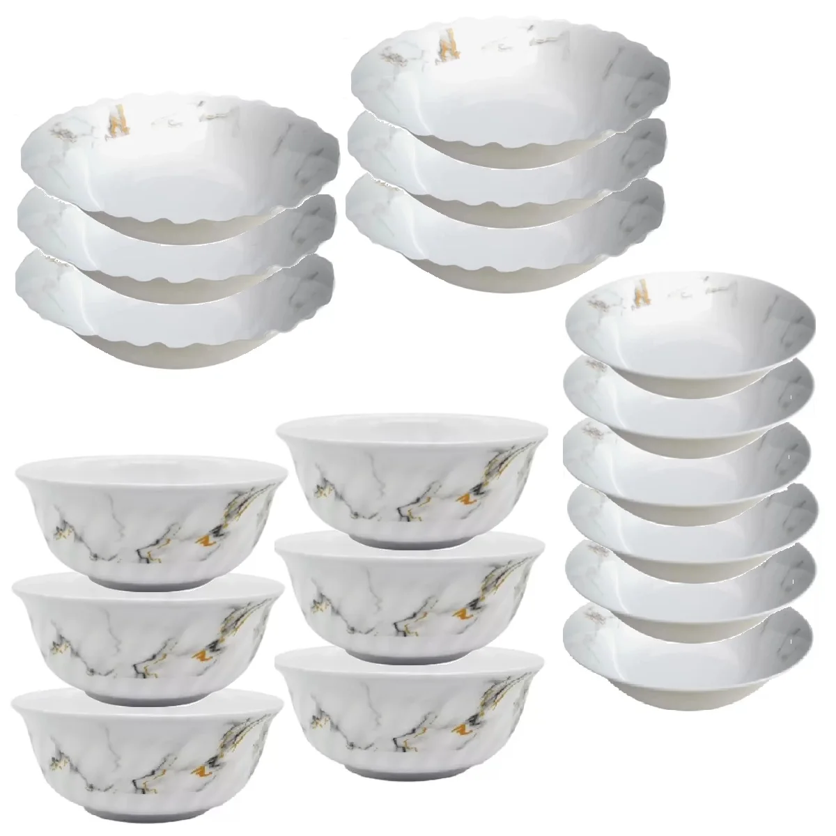 Bowl Bowl Melamine Luxury Salad Bowl Set Dining Apparatus