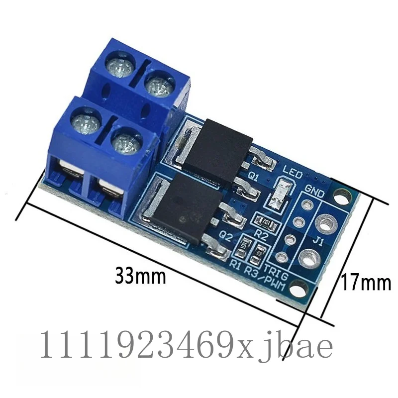 High Power MOSFET Driver Module, PWM Adjustable Electronic Trigger Switch Control Board for DC Load Regulation
