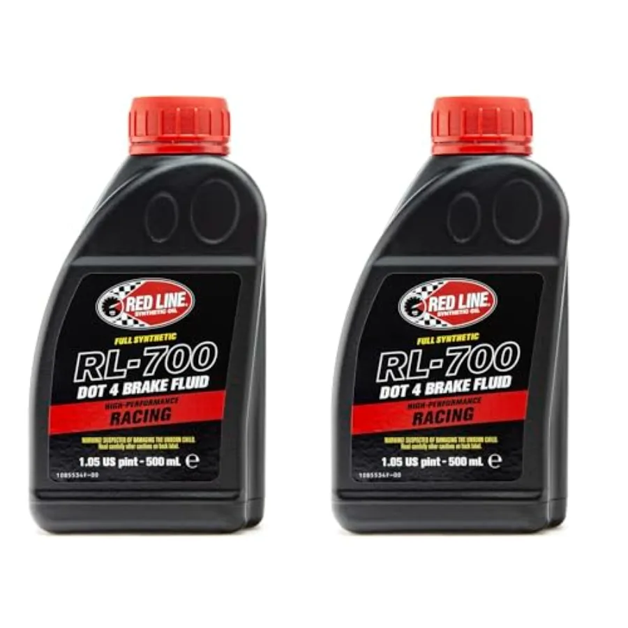 

Высокопроизводительная тормозная жидкость 90405 RL-700 DOT 4 для гоночных автомобилей - 2 упаковки по 16 унций