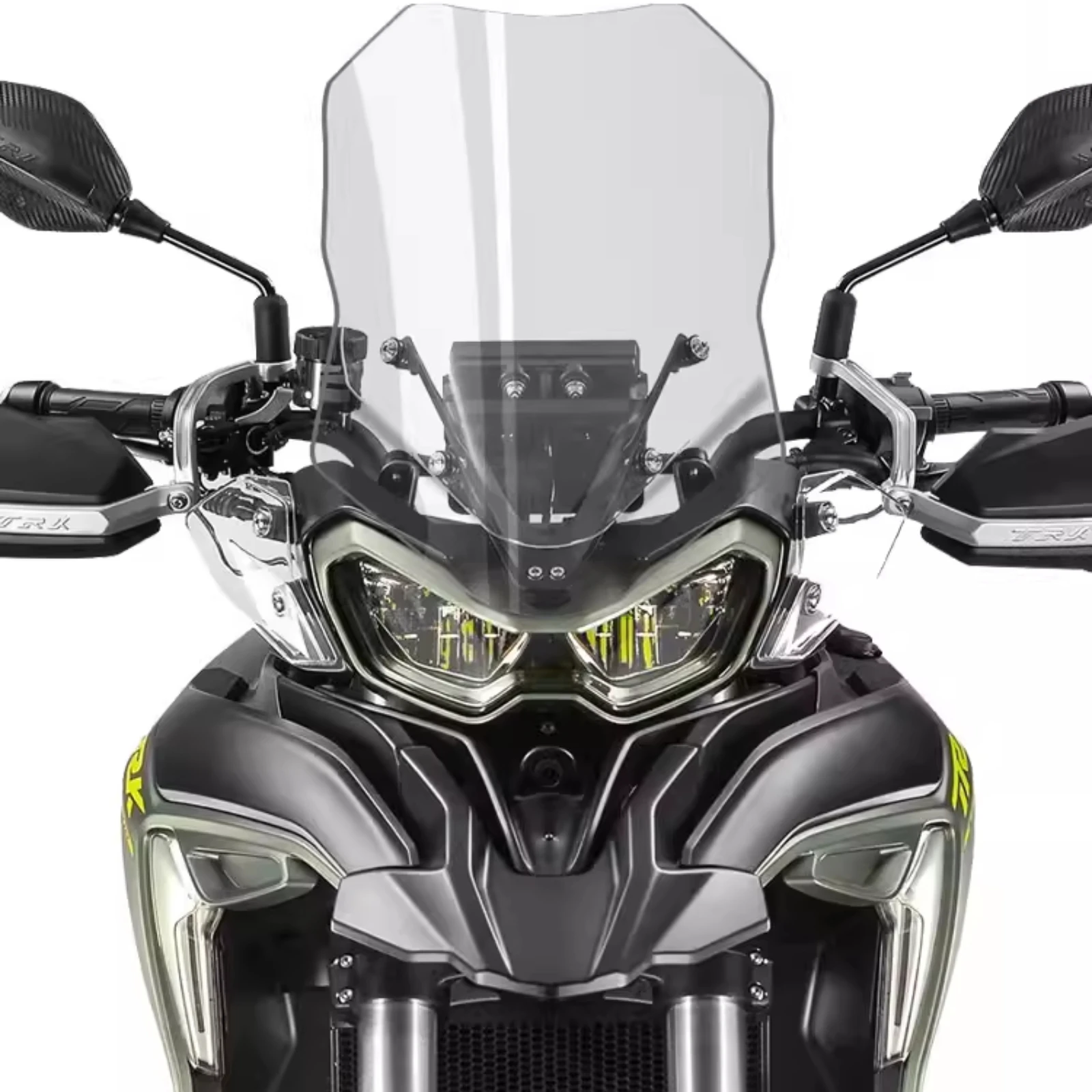 

High Quality Motorcycle Windshield Windscreens For Benelli TRK702 TRK702X TRK 702 702X Wind Deflectors Front Glass Transparent