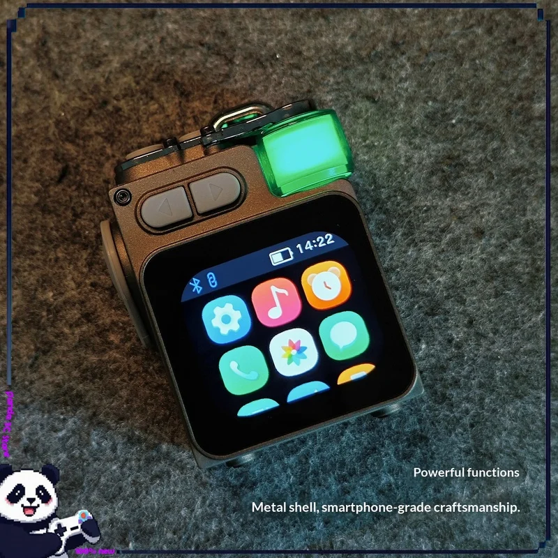 

Портативная Bluetooth 5.4 колонка Mrgravity с сенсорным экраном, RGB-подсветкой, специальной настройкой для улицы, датчиком мощности и звуковыми эффектами для настольного использования