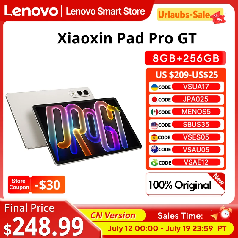 Origina Lenovo Xiaoxin Pad Pro GT Tablet CN Version 11.1'' 3.2K