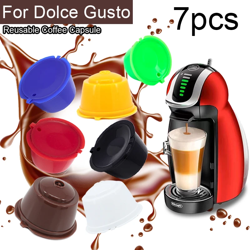 Reusable Coffee Capsule Filter Cup: Refillable, Eco-Friendly, And Perfect For Nescafe Dolce Gusto Lovers-Style